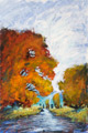 autumn passing stream I